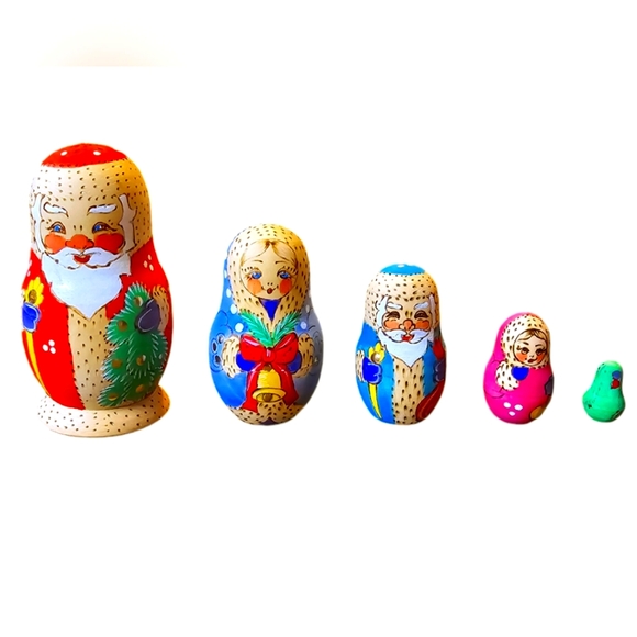 Vintage Christmas Nesting Set - Picture 1 of 8